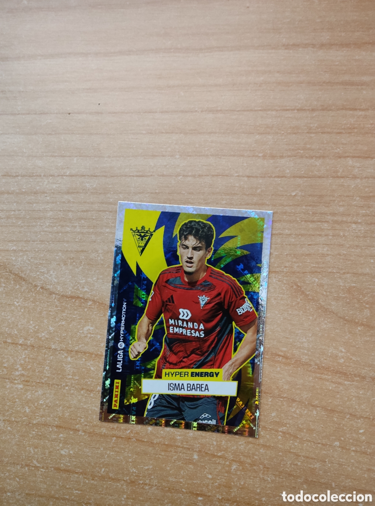 Cromos de f&uacute;tbol: 469 ISMA BAREA MIRANDES HYPER ENERGY LIGA HYPERMOTION 2025 2026