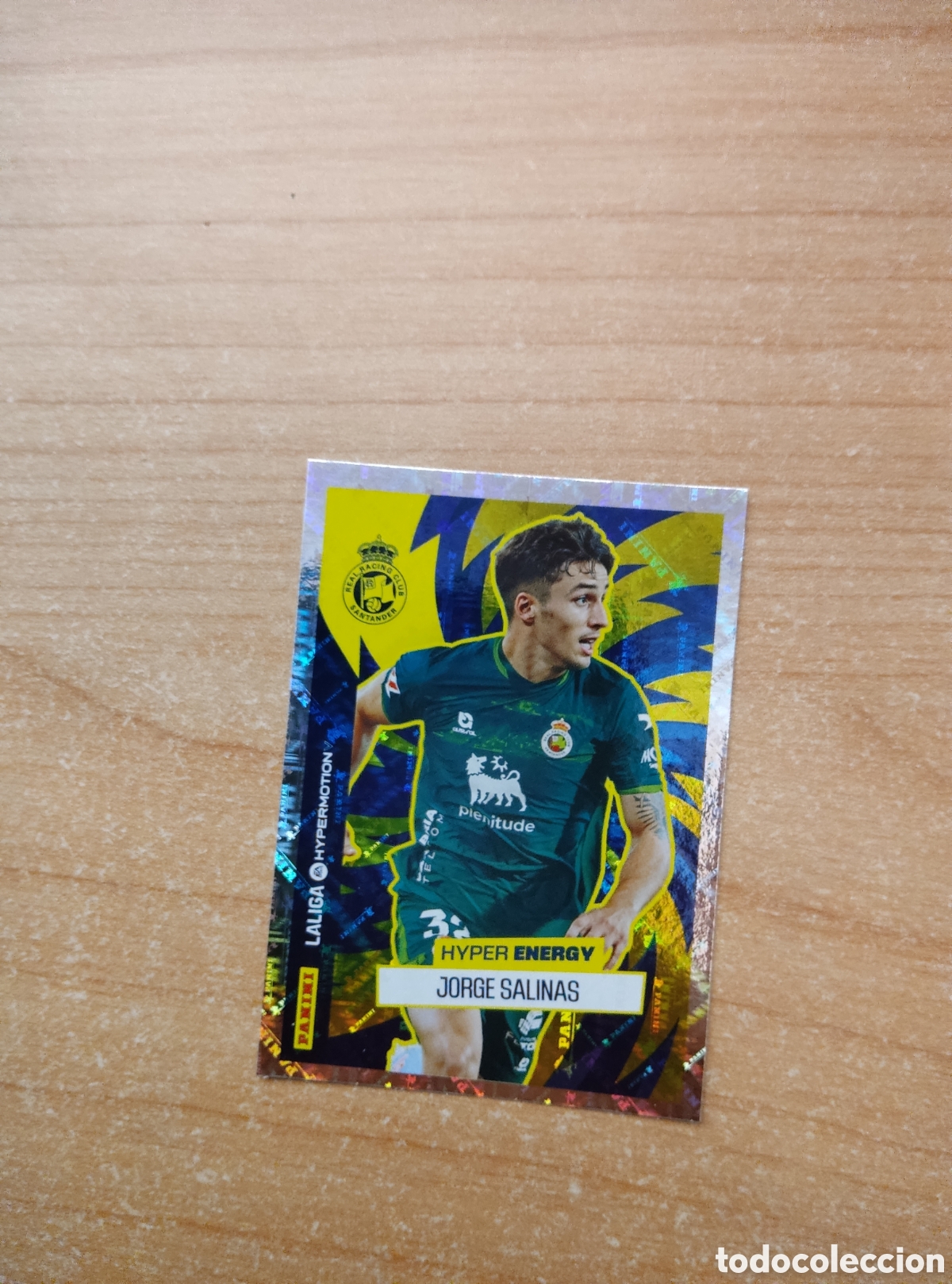 Cromos de f&uacute;tbol: 470 JORGE SALINAS RACING SANTANDER HYPER ENERGY LIGA HYPERMOTION 2025 2026