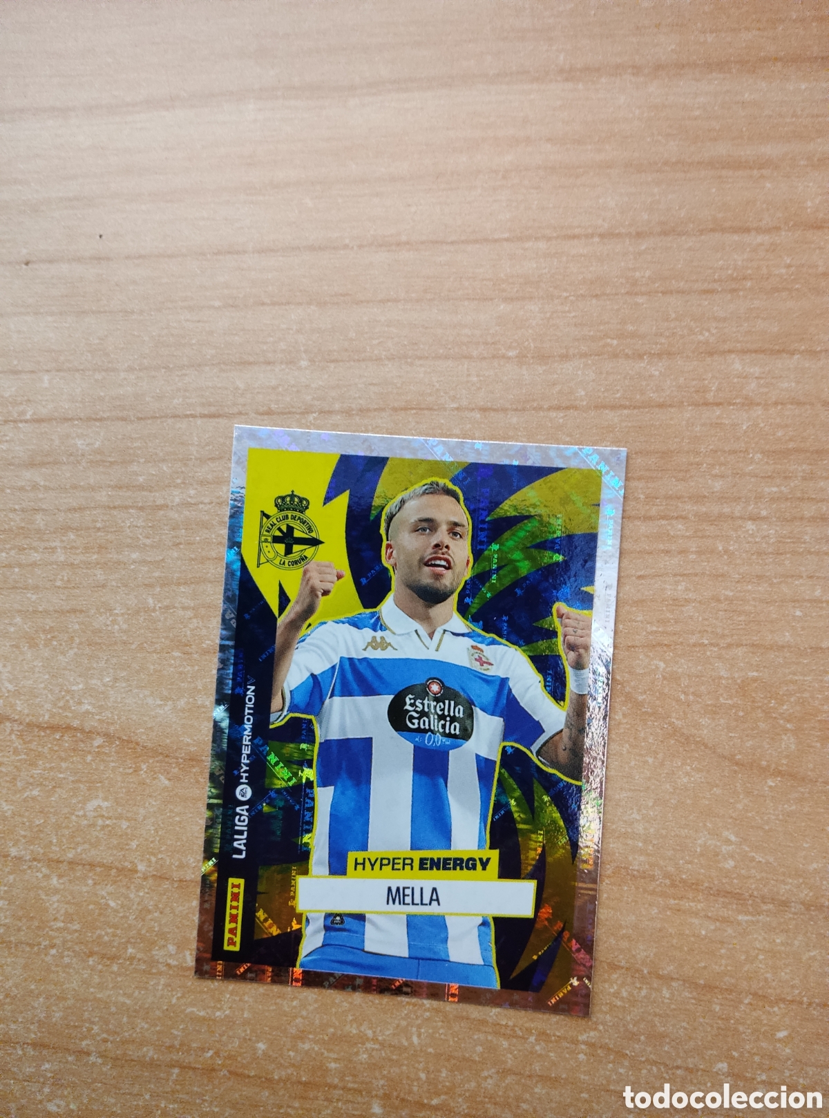 Cromos de f&uacute;tbol: 471 MELLA DEPORTIVO CORU&Ntilde;A HYPER ENERGY LIGA HYPERMOTION 2025 2026