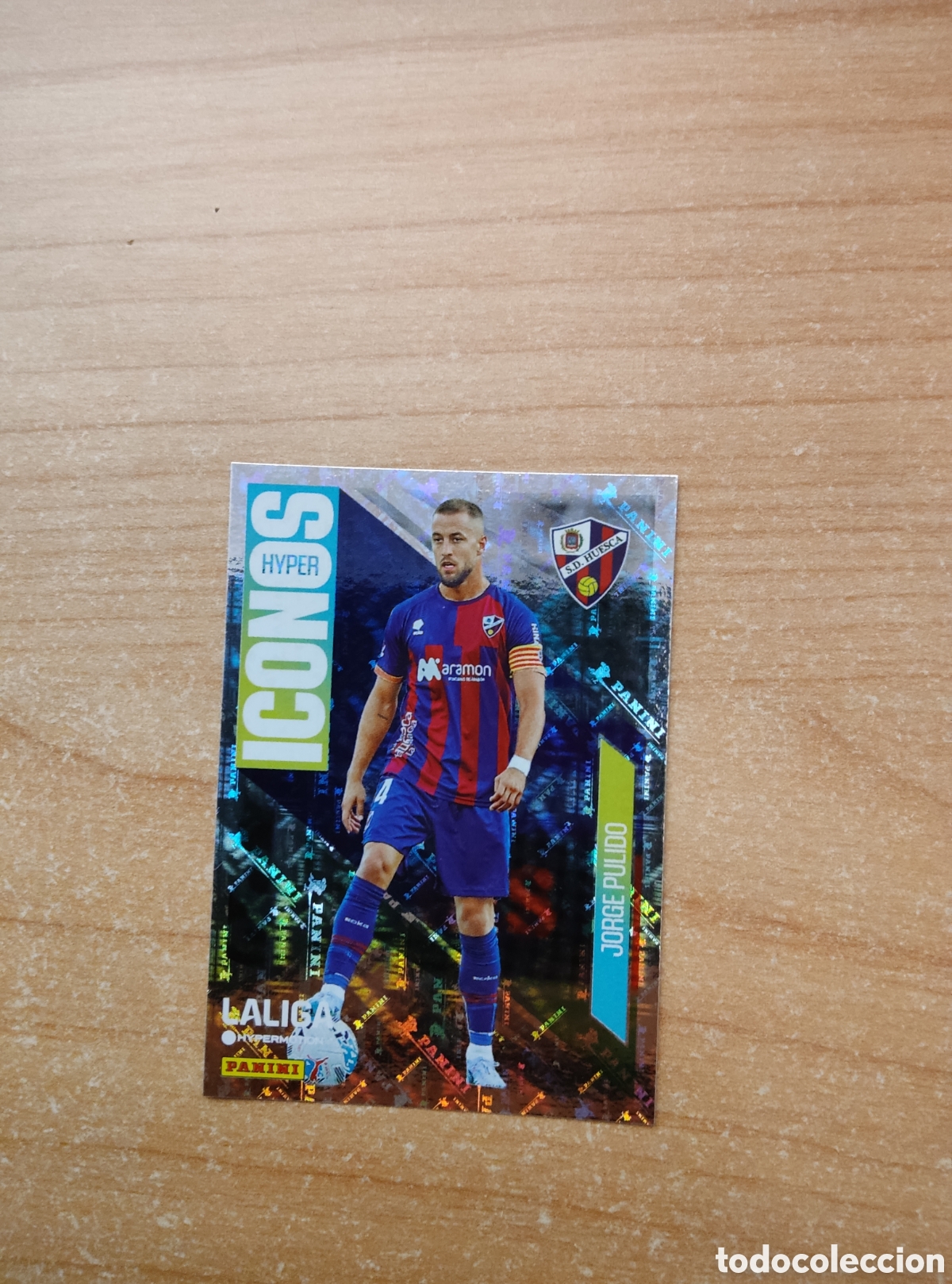 Cromos de f&uacute;tbol: 464 JORGE PULIDO HUESCA HYPER ICONOS LIGA HYPERMOTION 2025 2026
