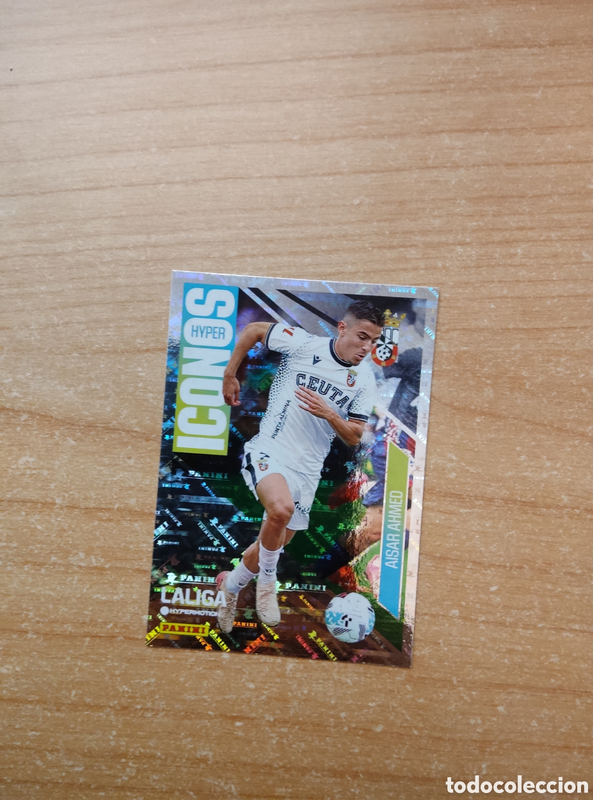 Cromos de f&uacute;tbol: 456 AISAR AHMED CEUTA HYPER ICONOS LIGA HYPERMOTION 2025 2026