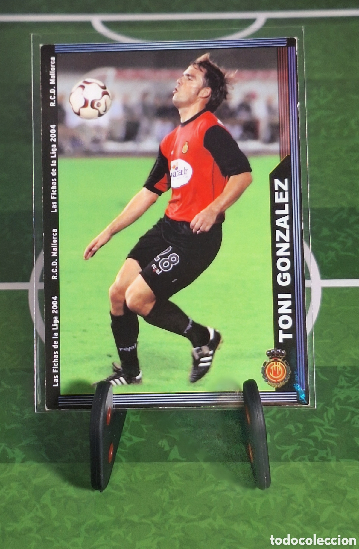 Cromos de f&uacute;tbol: TONI GONZALEZ 233 FICHAS DE LA LIGA 2004 MUNDICROMO