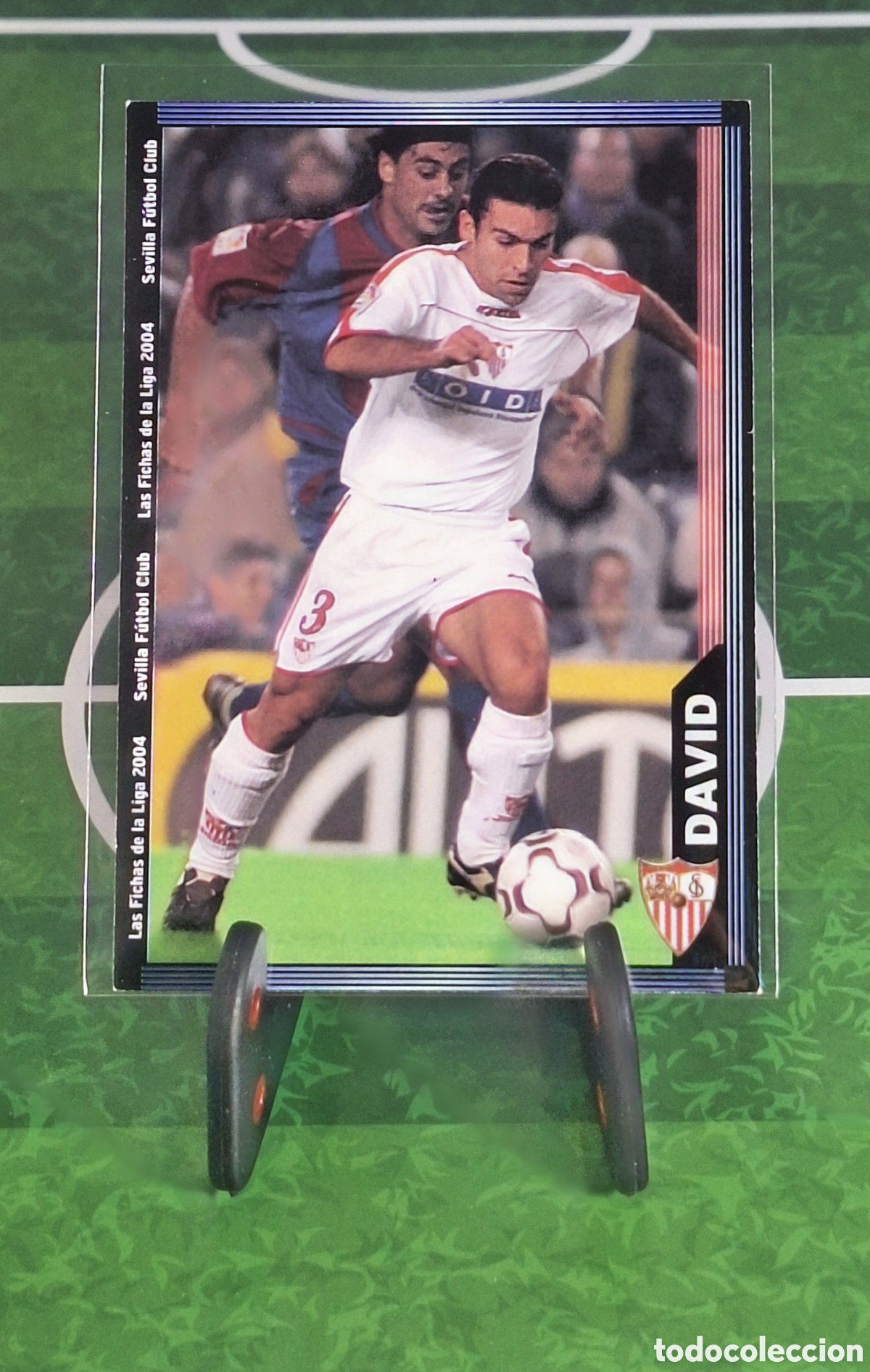Cromos de f&uacute;tbol: DAVID 249 FICHAS DE LA LIGA 2004 MUNDICROMO