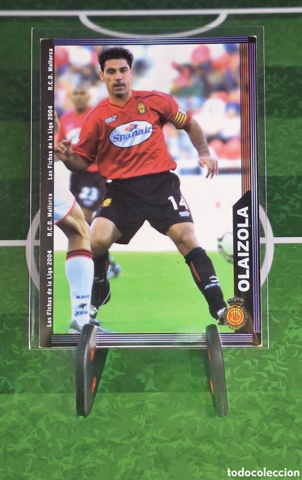 Cromos de f&uacute;tbol: OLAIZOLA 225 FICHAS DE LA LIGA 2004 MUNDICROMO