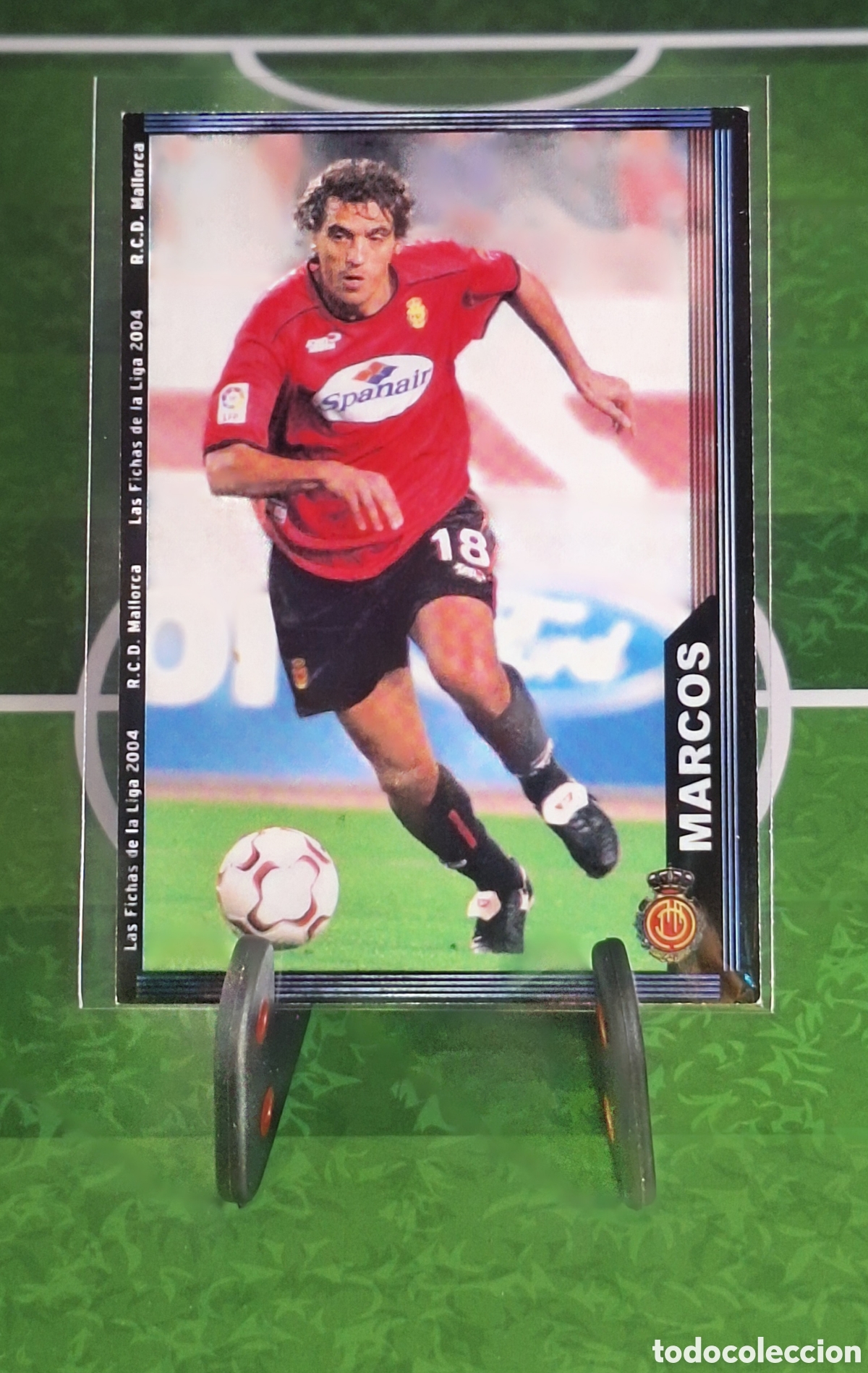 Cromos de f&uacute;tbol: MARCOS 230 FICHAS DE LA LIGA 2004 MUNDICROMO