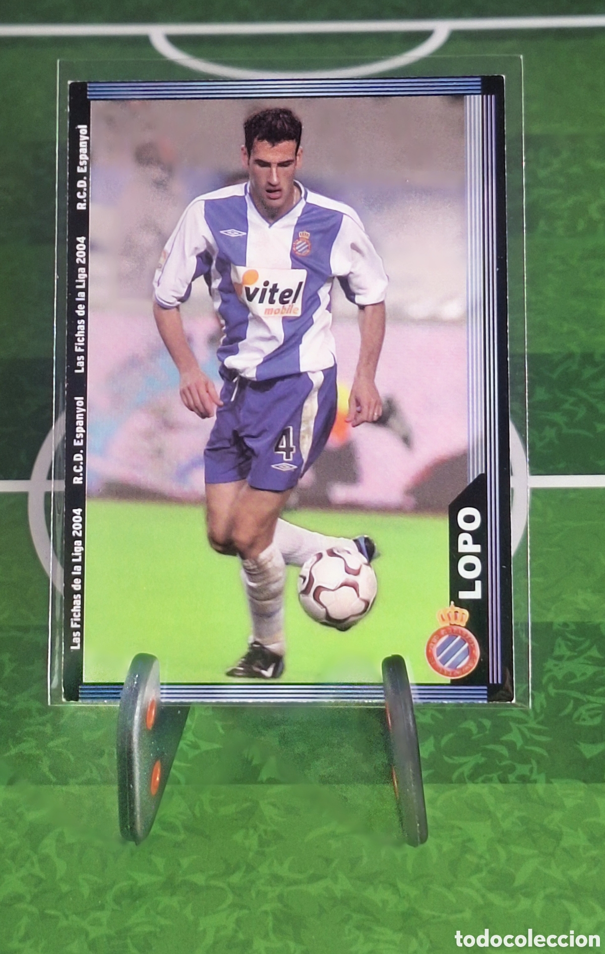 Cromos de f&uacute;tbol: LOPO 440 FICHAS DE LA LIGA 2004 MUNDICROMO