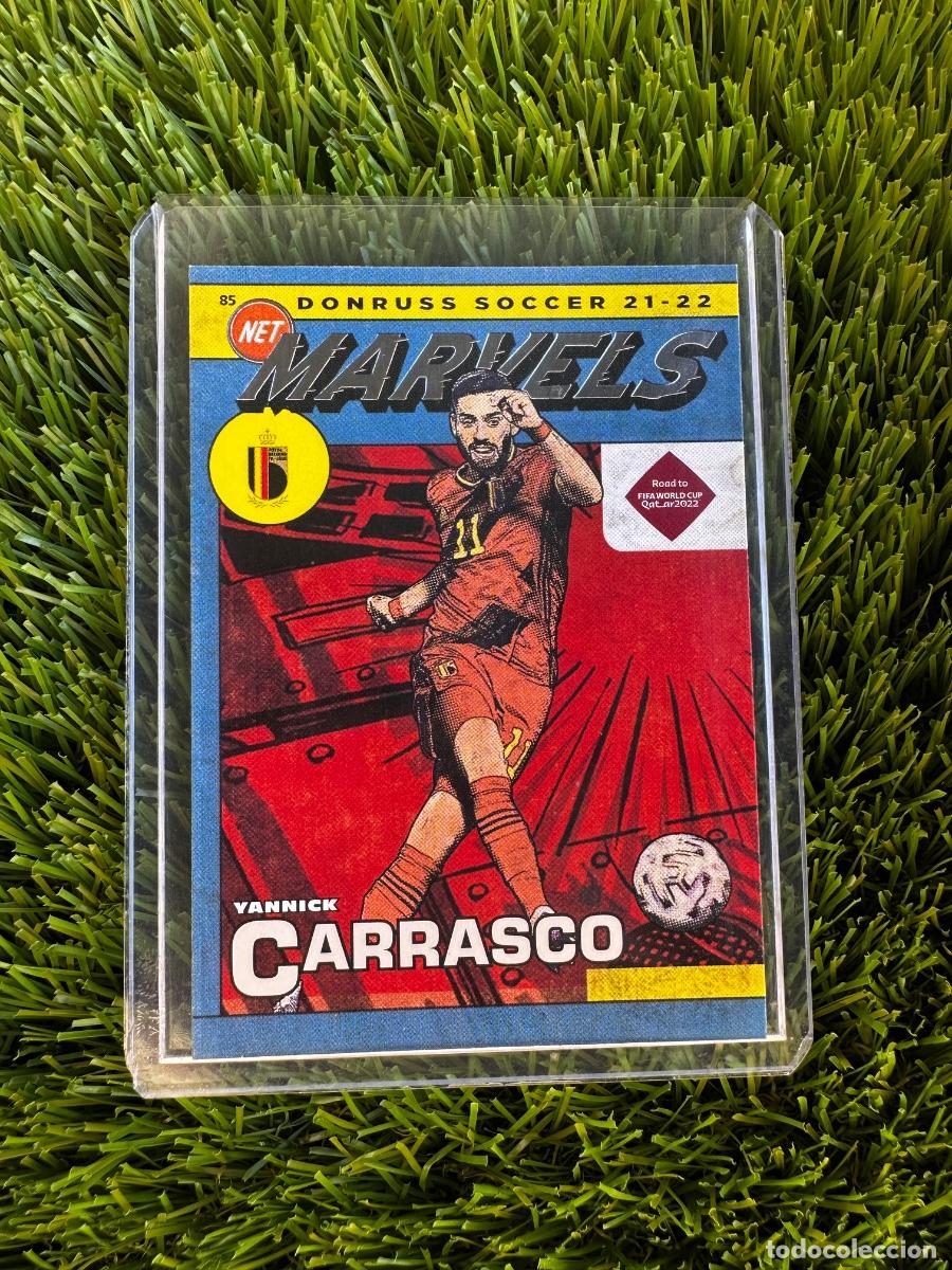 Cromos de f&uacute;tbol: N&ordm; 4 Yannick Carrasco Net Marvels B&eacute;lgica Donruss Road to Qatar 2022