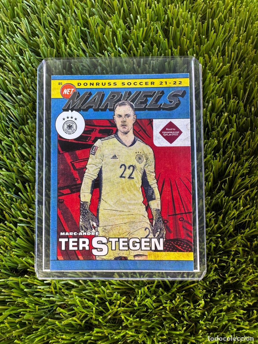 Cromos de f&uacute;tbol: N&ordm; 8 Marc-Andr&eacute; Ter Stegen Net Marvels Alemania Donruss Road to Qatar 2022