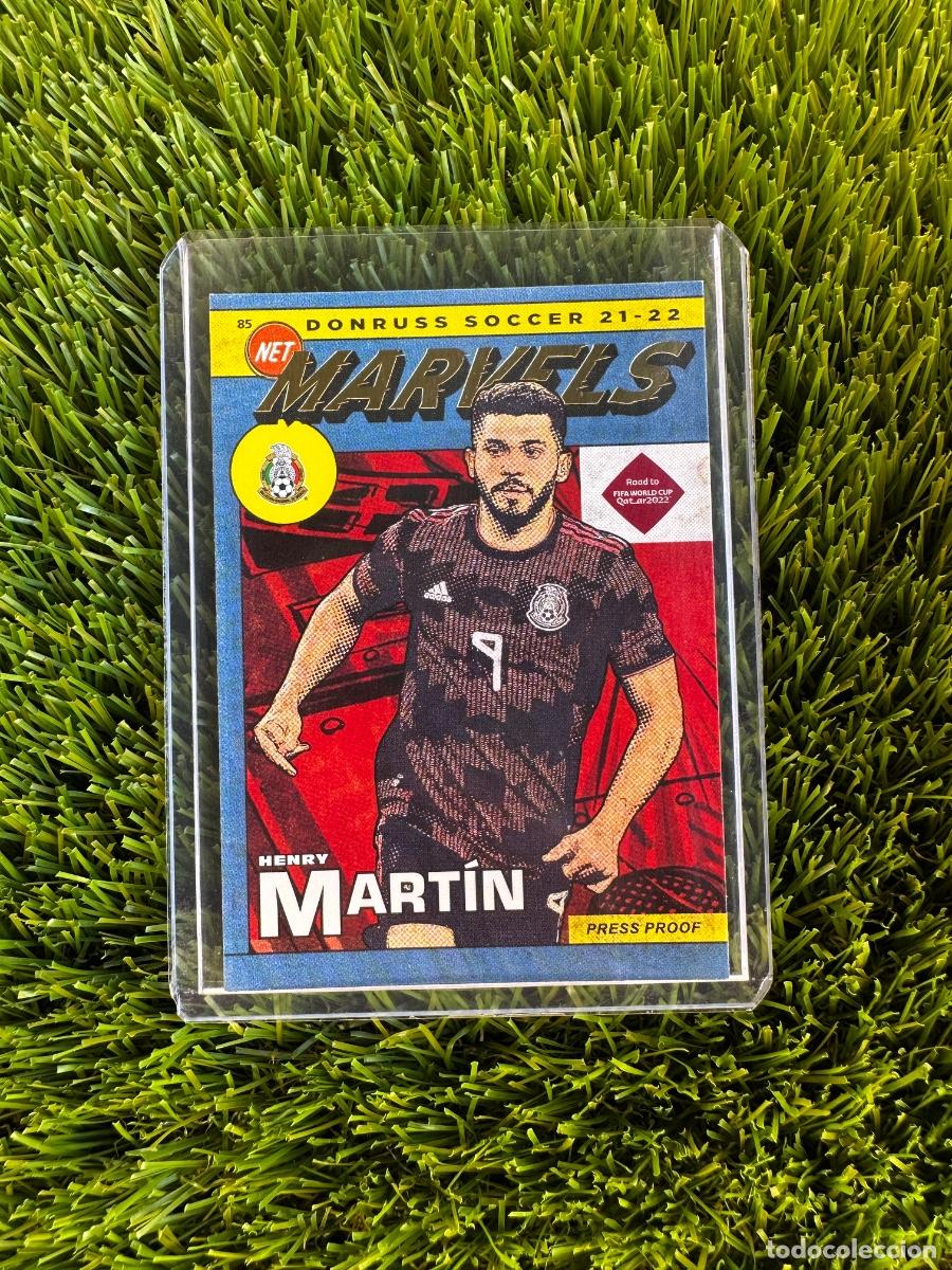 Cromos de f&uacute;tbol: N&ordm; 19 Henry Mart&iacute;n Net Marvels M&eacute;xico Donruss Road to Qatar 2022