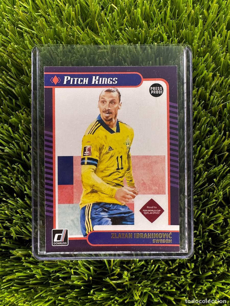 Cromos de f&uacute;tbol: N&ordm; 7 Zlatan Ibrahimovic Pitch Kings Suecia Donruss Road to Qatar 2022