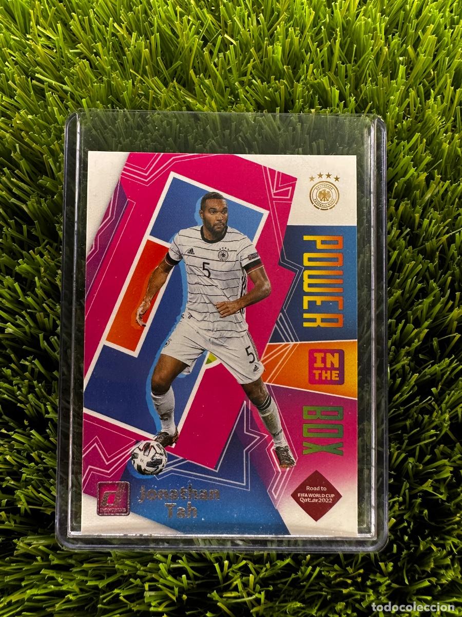Cromos de f&uacute;tbol: N&ordm; 4 Jonathan Tah Power in the Box Alemania Donruss Road to Qatar 2022