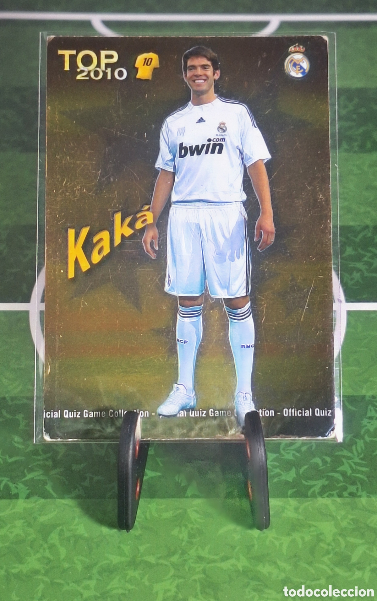 Cromos de f&uacute;tbol: KAK&Aacute; TOP 2010 QUIZ GAME MUNDICROMO