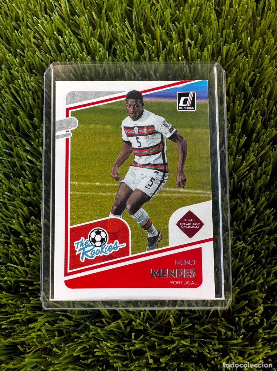 Cromos de f&uacute;tbol: N&ordm; 13 Nuno Mendes The Rookies Portugal Donruss Road to Qatar 2022