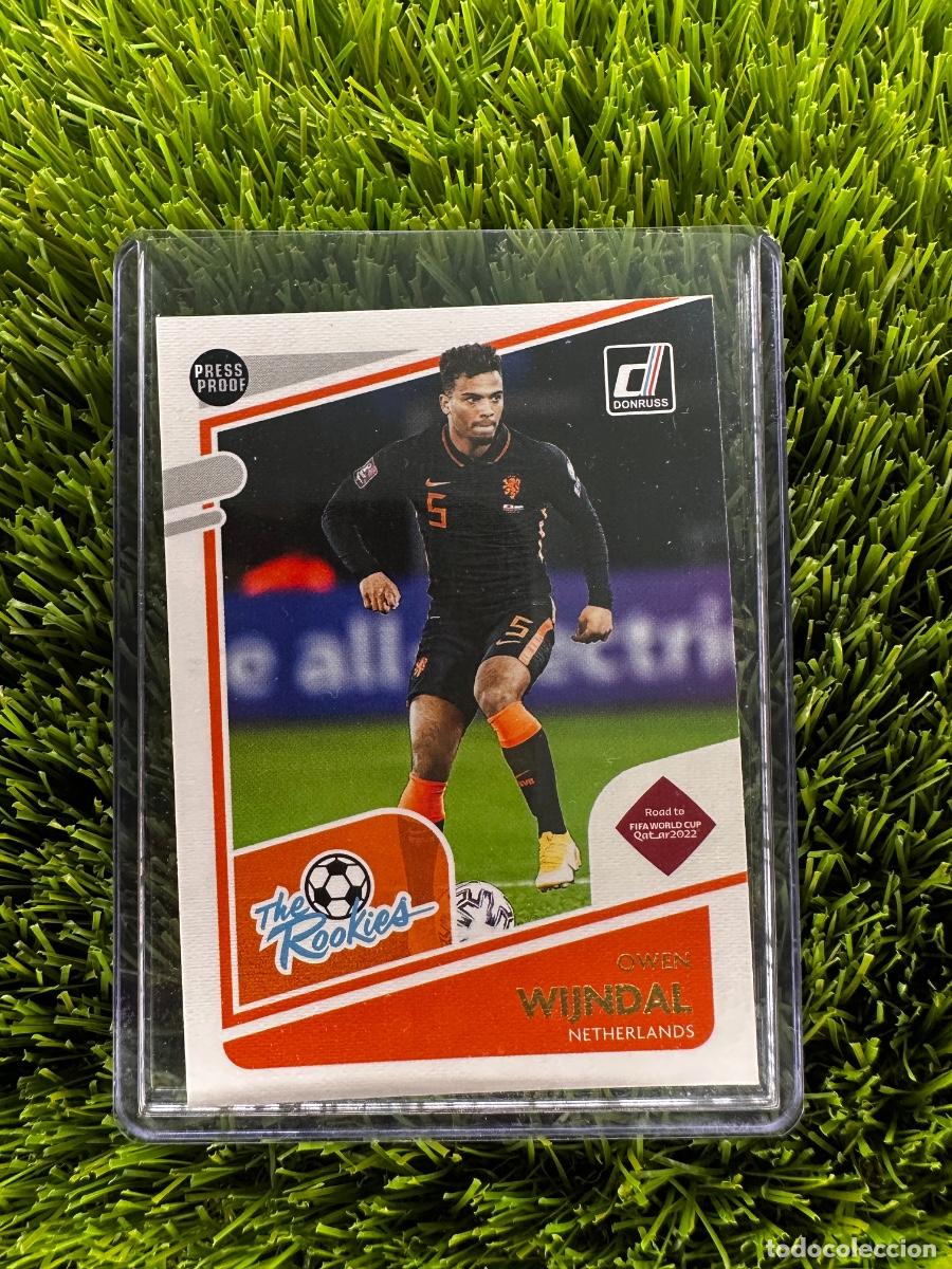 Cromos de f&uacute;tbol: N&ordm; 14 Owen Wijndal The Rookies Pa&iacute;ses Bajos Donruss Road to Qatar 2022