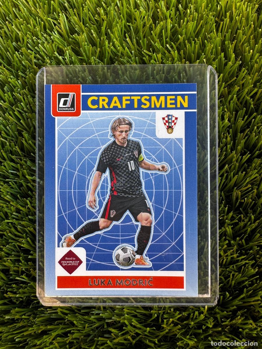 Cromos de f&uacute;tbol: N&ordm; 15 Luka Modric Craftsmen Croacia Donruss Road to Qatar 2022