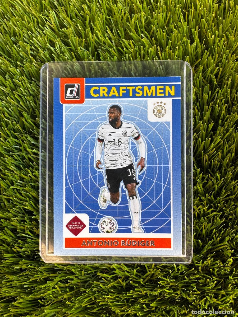 Cromos de f&uacute;tbol: N&ordm; 19 Antonio R&uuml;diger Craftsmen Alemania Donruss Road to Qatar 2022