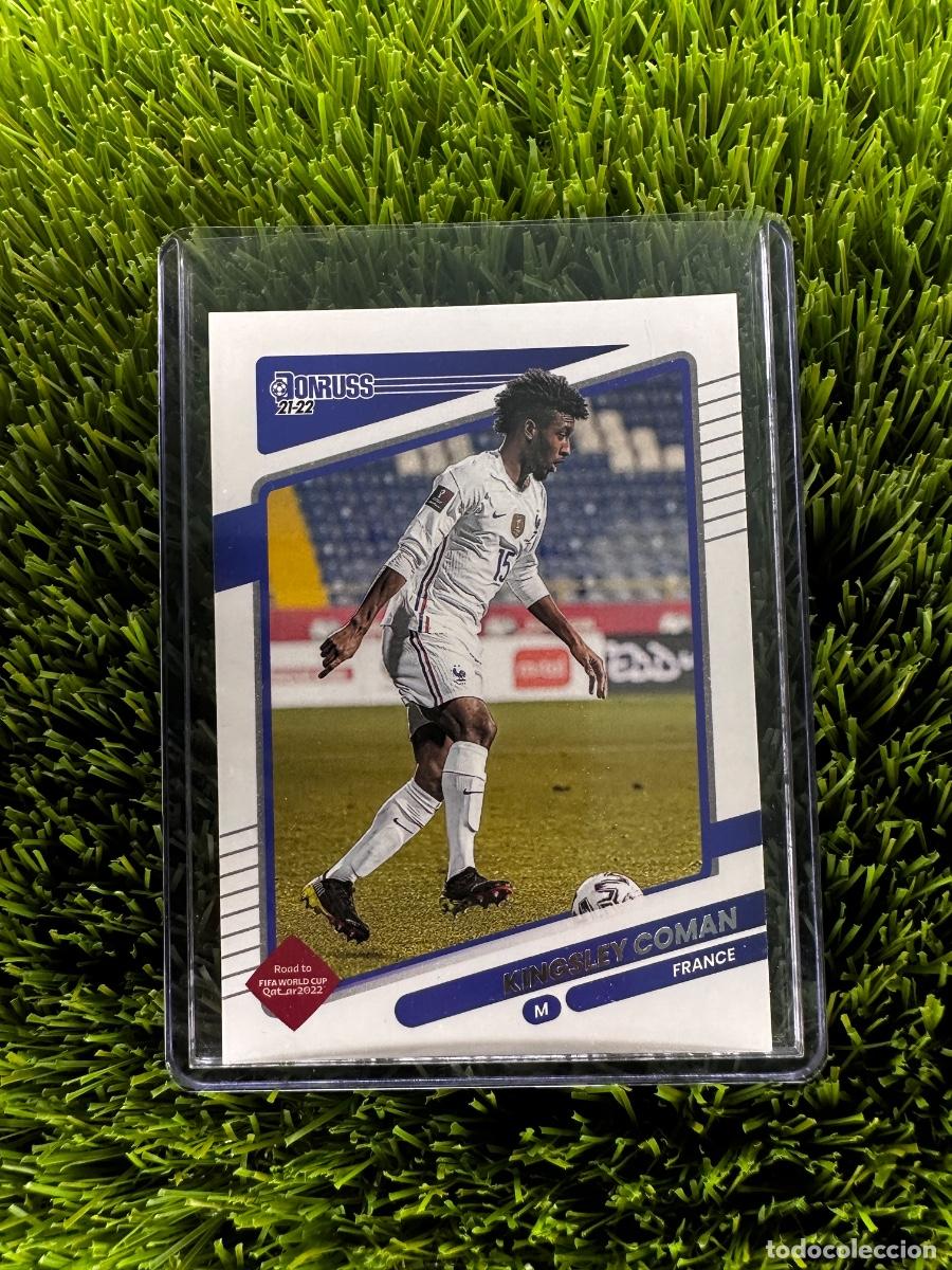 Cromos de f&uacute;tbol: N&ordm; 61 Kingsley Coman Francia Donruss Road to Qatar 2022