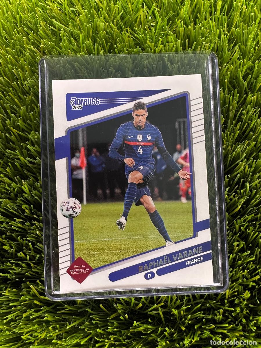 Cromos de f&uacute;tbol: N&ordm; 63 Rapha&euml;l Varane Francia Donruss Road to Qatar 2022