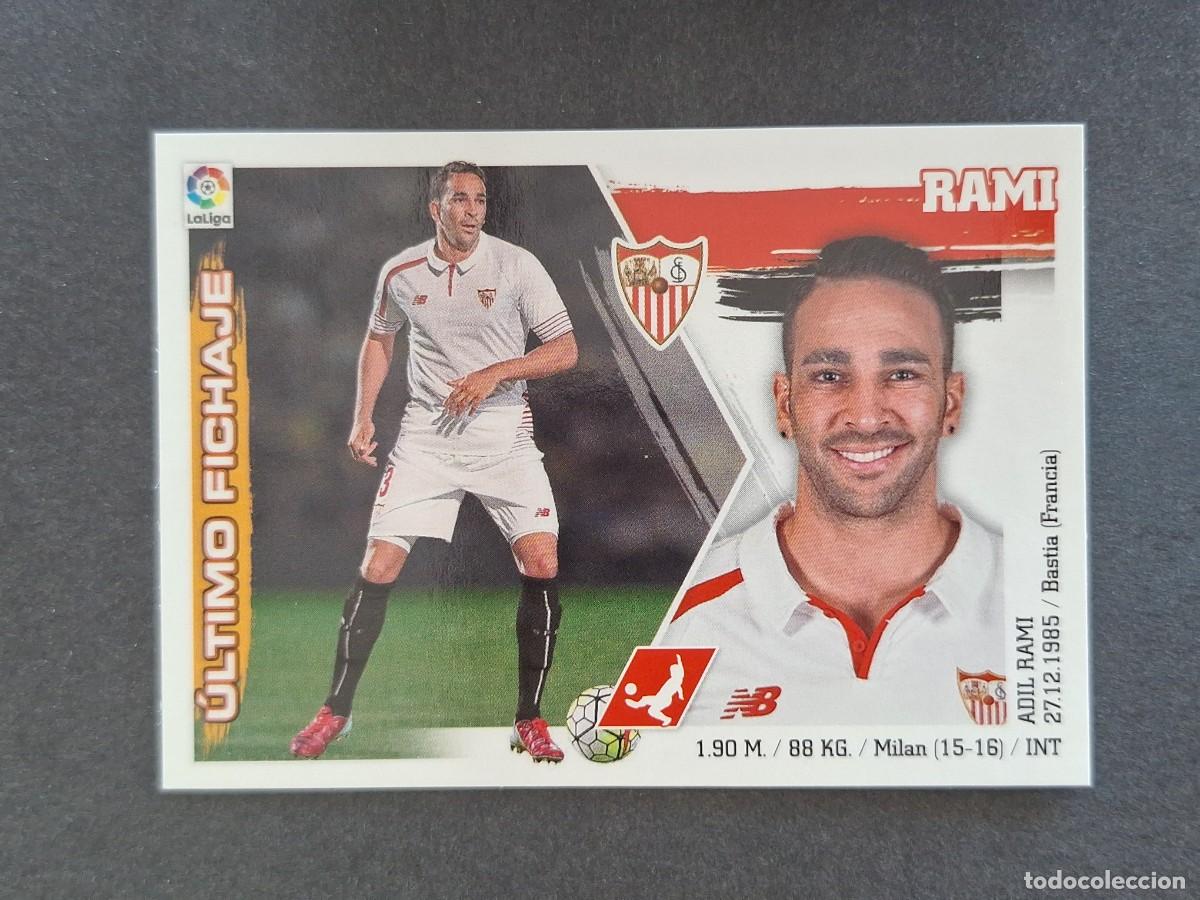 Cromos de f&uacute;tbol: L3 RAMI SEVILLA F. C. FICHAJE 33 LIGA ESTE 2015 2016 15 16 NUNCA PEGADO SIN PEGAR