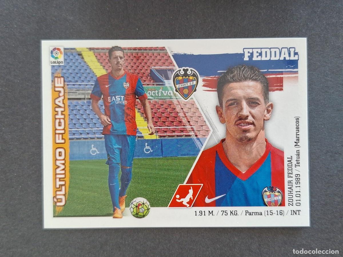 Cromos de f&uacute;tbol: L3 FEDDAL LEVANTE U. D. FICHAJE 43 LIGA ESTE 2015 2016 15 16 NUNCA PEGADO SIN PEGAR