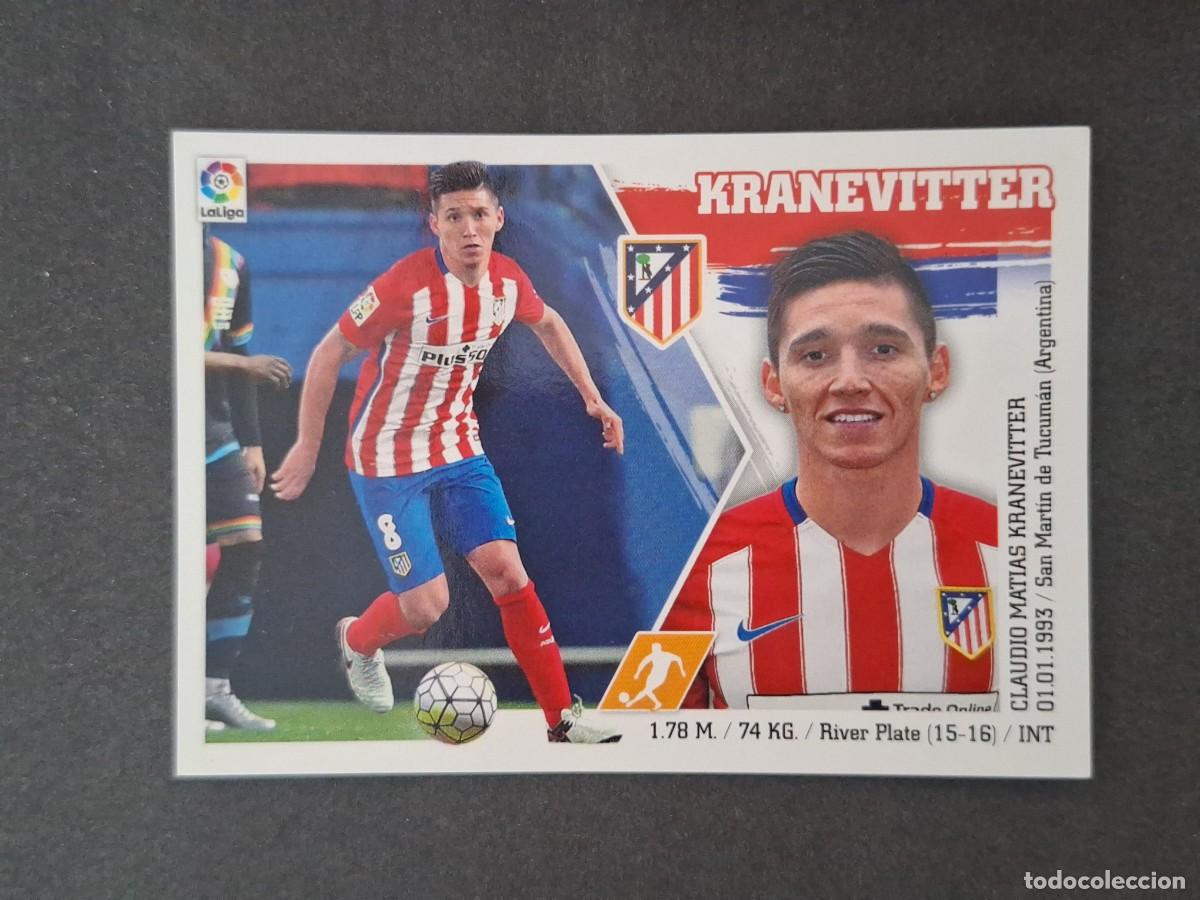 Cromos de f&uacute;tbol: L3 KRANEVITTER ATLETICO DE MADRID MERCADO INVIERNO LIGA ESTE 2015 2016 15 16 NUNCA PEGADO SIN PEGAR