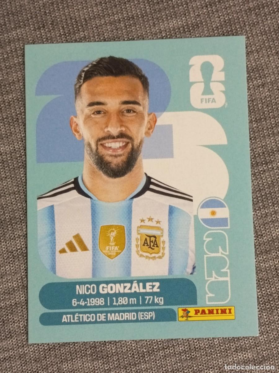 Cromos de f&uacute;tbol: NICO GONZ&Aacute;LEZ ARG 16 STICKER MUNDIAL 2026 PANINI FIFA WORLD CUP NUEVO