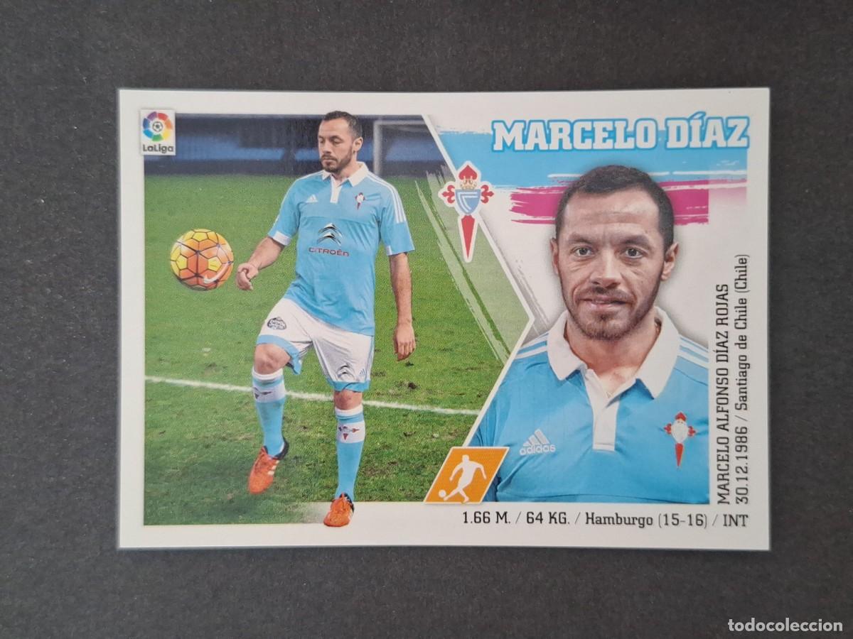 Cromos de f&uacute;tbol: L3 MARCELO DIAZ CELTA DE VIGO MERCADO INVIERNO LIGA ESTE 2015 2016 15 16 NUNCA PEGADO SIN PEGAR