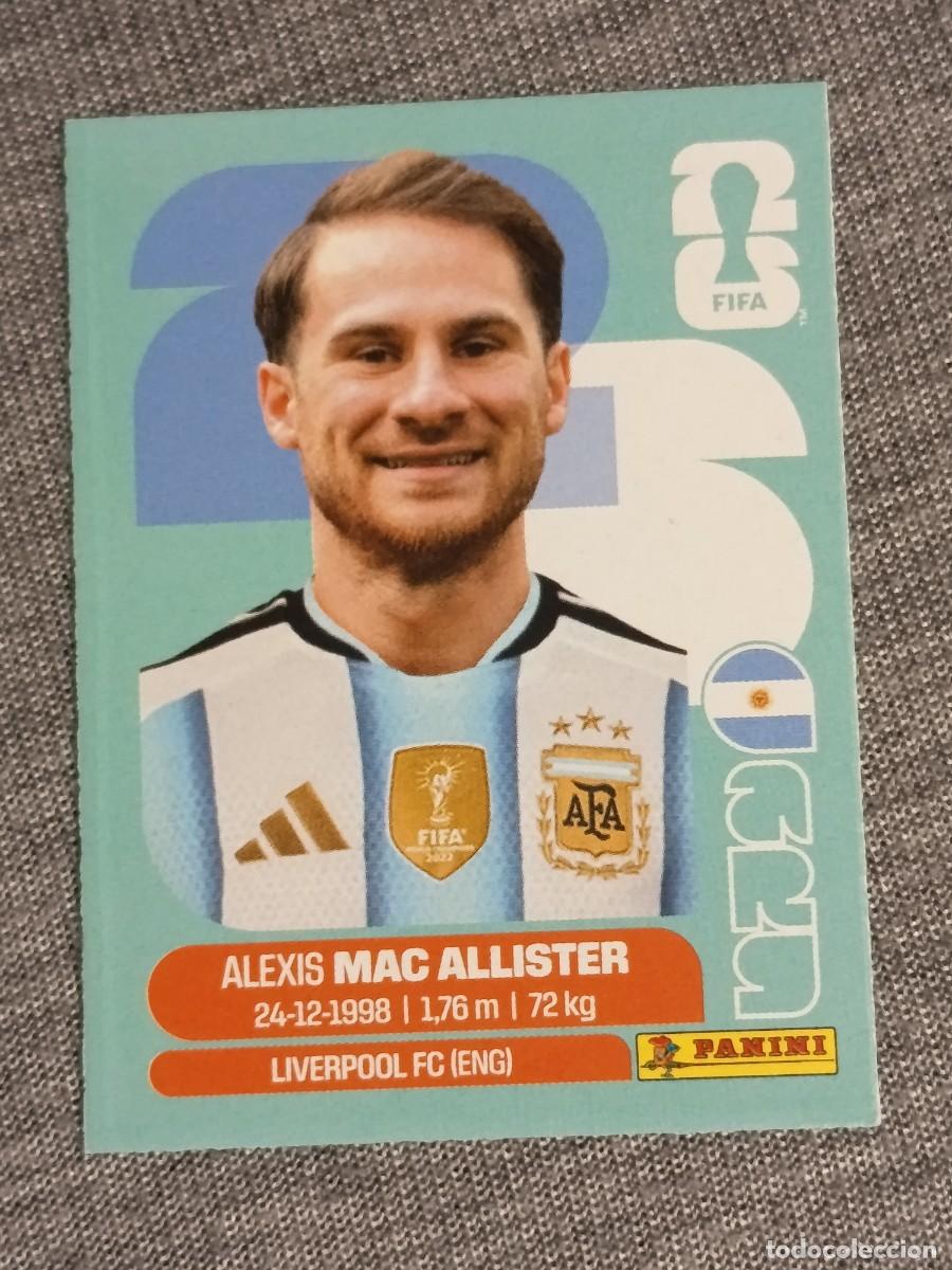 Cromos de f&uacute;tbol: MAC ALLISTER ARG 9 STICKER MUNDIAL 2026 PANINI FIFA WORLD CUP NUEVO