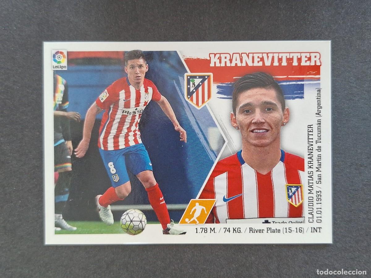 Cromos de f&uacute;tbol: L3 KRANEVITTER ATLETICO DE MADRID MERCADO INVIERNO LIGA ESTE 2015 2016 15 16 NUNCA PEGADO SIN PEGAR