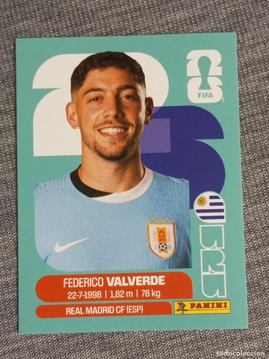 Cromos de f&uacute;tbol: FEDERICO VALVERDE URU 10 STICKER MUNDIAL 2026 PANINI FIFA WORLD CUP NUEVO