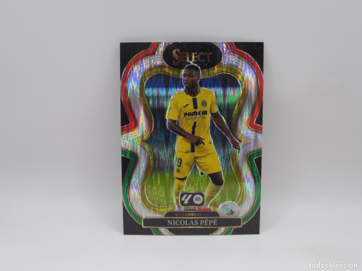 Cromos de f&uacute;tbol: 139 NICOLAS PEPE PARALELA RED/GREEN FLASH VILLARREAL PANINI SELECT 2025 2026 25 26