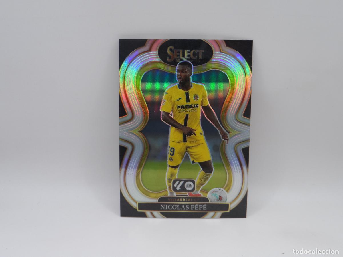 Cromos de f&uacute;tbol: 139 NICOLAS PEPE PARALELA SILVER VILLARREAL PANINI SELECT 2025 2026 25 26
