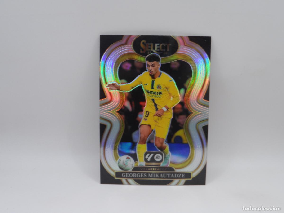 Cromos de f&uacute;tbol: 140 GEORGES MIKAUTADZE PARALELA SILVER VILLARREAL PANINI SELECT 2025 2026 25 26