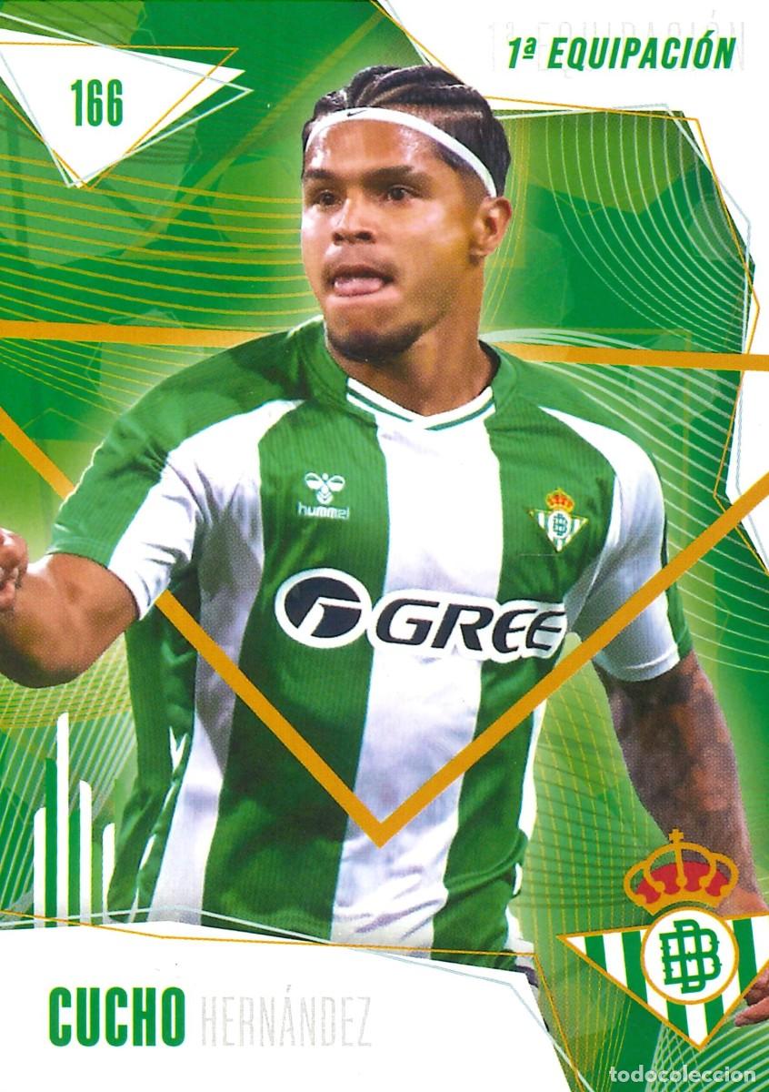 Cromos de f&uacute;tbol: FUTBOL - BETIS CARDS - 2025-2026 - 25-26 - REAL BETIS - 166 - CUCHO HERNANDEZ - 1&ordf; EQUIPACI&Oacute;N