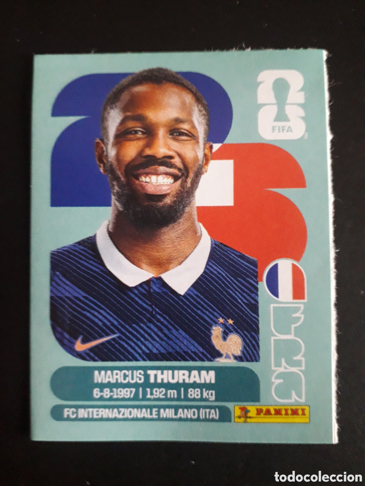 Cromos de f&uacute;tbol: THURAM, FRANCIA UPDATE, ACTUALIZACI&Oacute;N MUNDIAL F&Uacute;TBOL 2026 FIFA WORLD CUP PANINI PEDIDO M&Iacute;NIMO 3&euro;