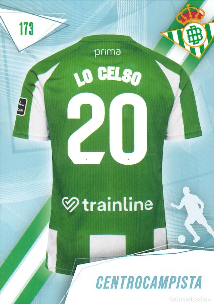 Cromos de f&uacute;tbol: FUTBOL - BETIS CARDS - 2025-2026 - 25-26 - REAL BETIS - 173 - GIOVANI LO CELSO - CENTROCAMPISTA