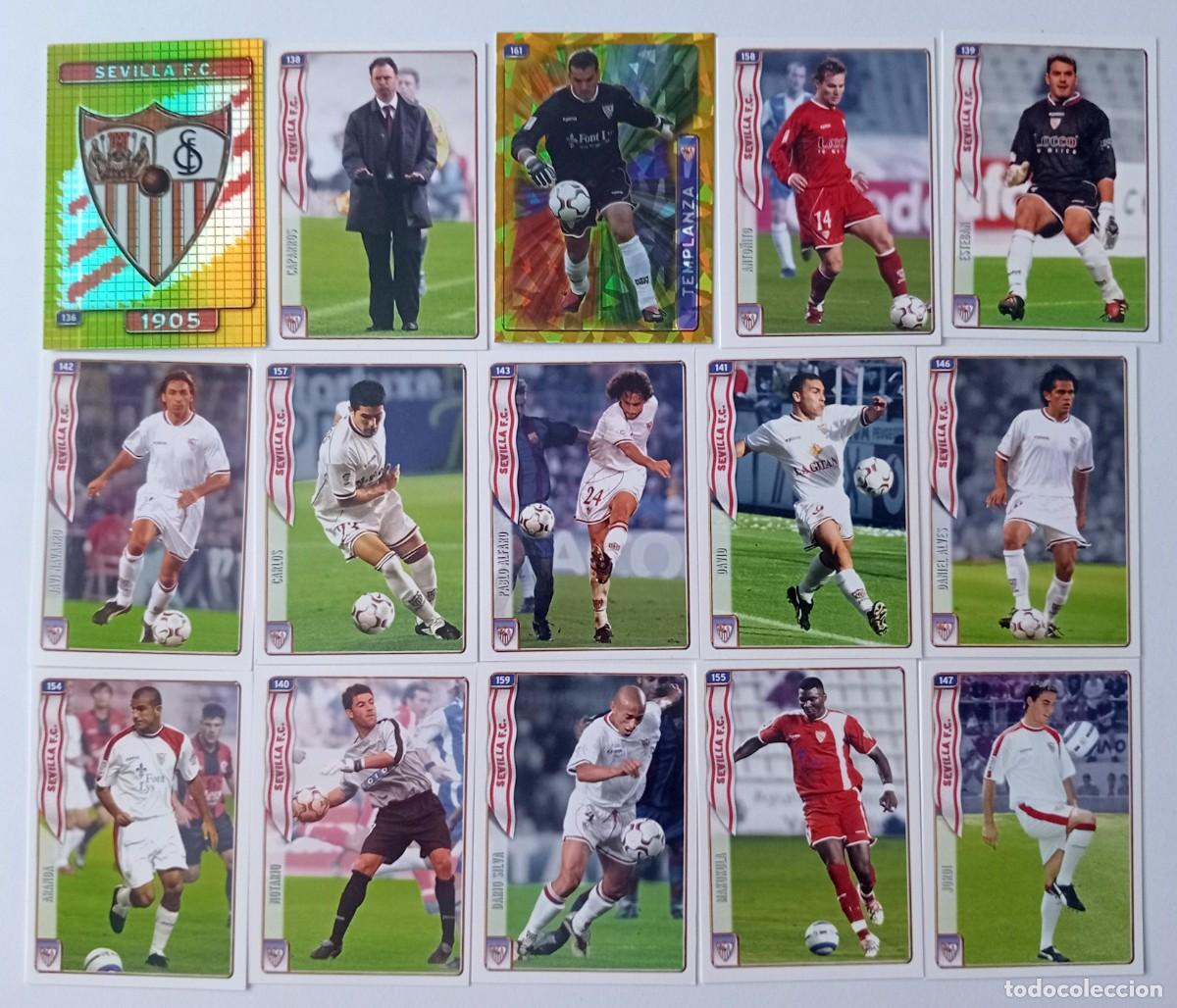 Cromos de f&uacute;tbol: SEVILLA F.C. LOTE CROMOS FUTBOL TRADING CARDS MUNDI CROMO 2004-2005