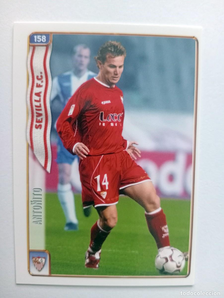 Football Stickers: CROMO FUTBOL SEVILLA F.C. MUNDI CROMO 2004-2005: ANTO&Ntilde;ITO
