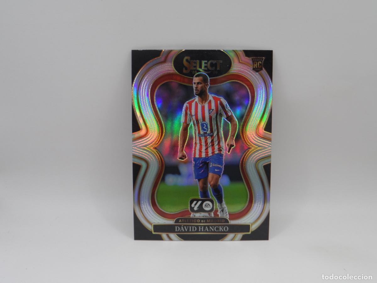 Cromos de f&uacute;tbol: 126 DAVID HANCKO PARALELA SILVER ATLETICO DE MADRID PANINI SELECT 2025 2026 25 26