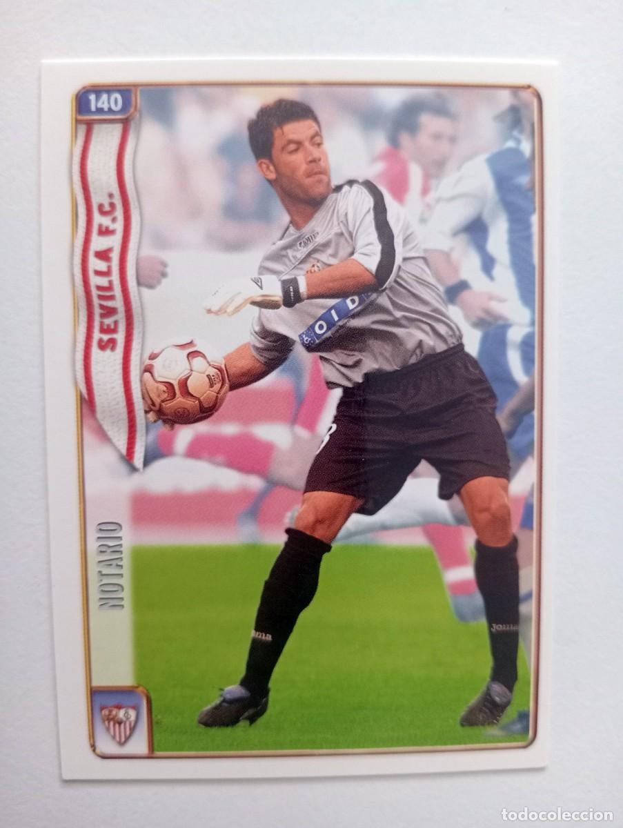 Cromos de f&uacute;tbol: CROMO FUTBOL SEVILLA F.C. MUNDI CROMO 2004-2005: NOTARIO