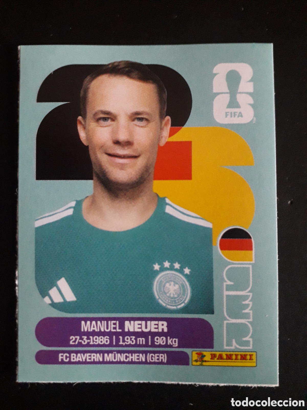 Cromos de f&uacute;tbol: NEUER, ALEMANIA UPDATE, ACTUALIZACI&Oacute;N MUNDIAL F&Uacute;TBOL 2026 FIFA WORLD CUP PANINI PEDIDO M&Iacute;NIMO 3&euro;