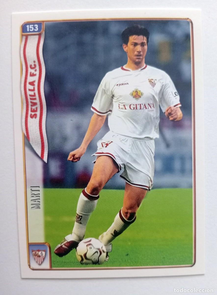 Cromos de f&uacute;tbol: CROMO FUTBOL SEVILLA F.C. MUNDI CROMO 2004-2005: MARTI
