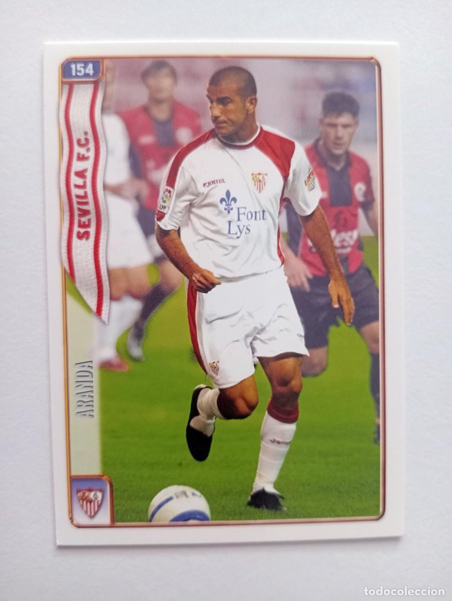 Cromos de f&uacute;tbol: CROMO FUTBOL SEVILLA F.C. MUNDI CROMO 2004-2005: ARANDA