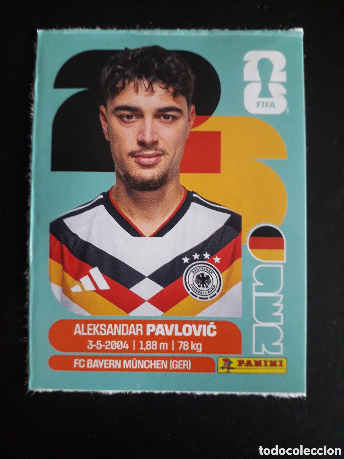 Cromos de f&uacute;tbol: PAVLOVIĆ, ALEMANIA UPDATE, ACTUALIZACI&Oacute;N MUNDIAL F&Uacute;TBOL 2026 FIFA WORLD CUP PANINI PEDIDO M&Iacute;NIMO 3&euro;.