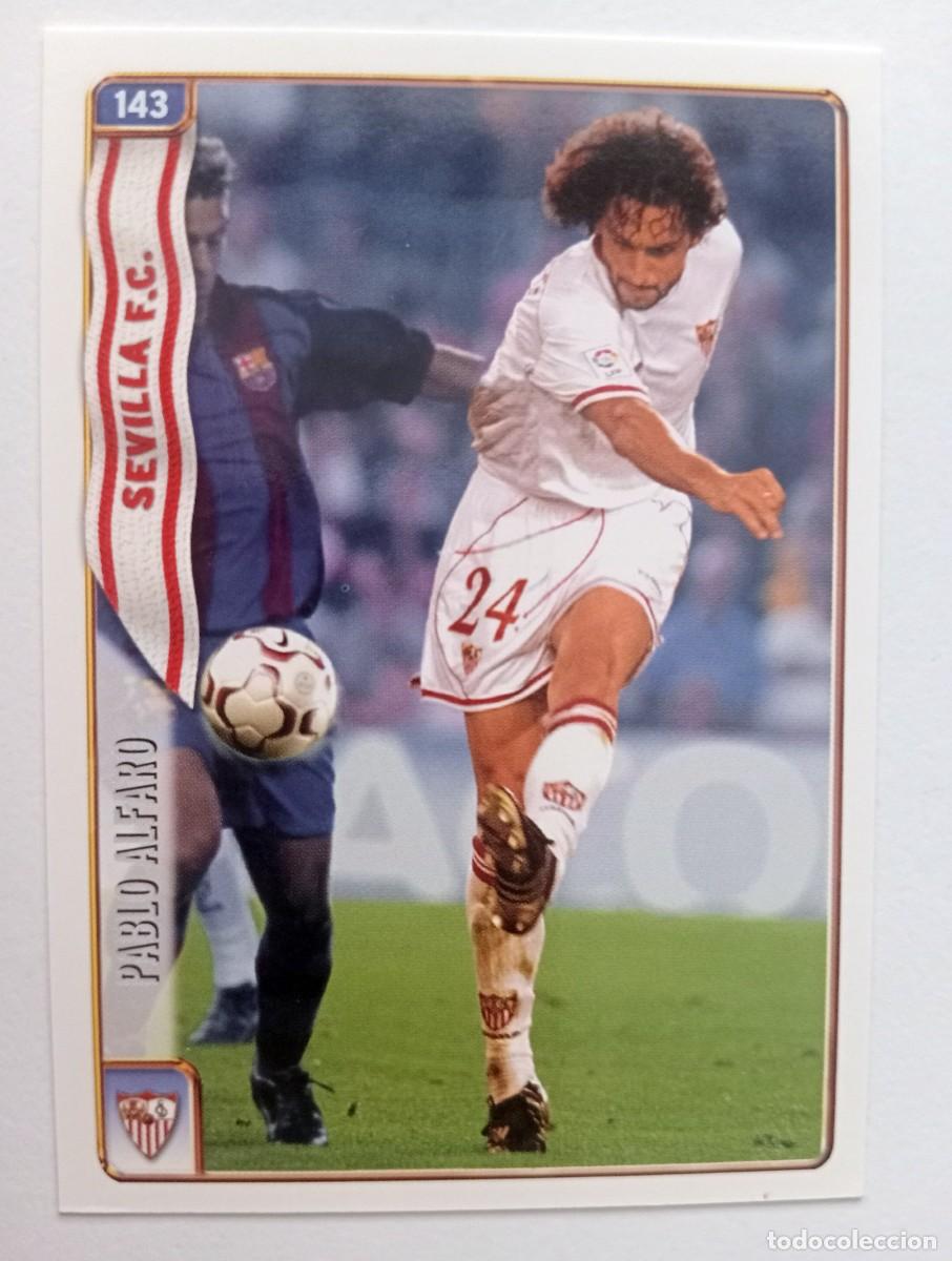 Cromos de f&uacute;tbol: CROMO FUTBOL SEVILLA F.C. MUNDI CROMO 2004-2005: PABLO ALFARO