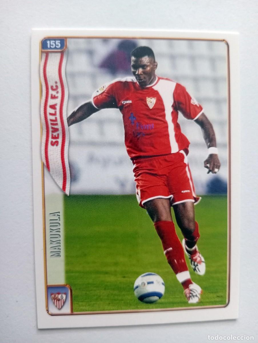 Cromos de f&uacute;tbol: CROMO FUTBOL SEVILLA F.C. MUNDI CROMO 2004-2005: MAKUKULA