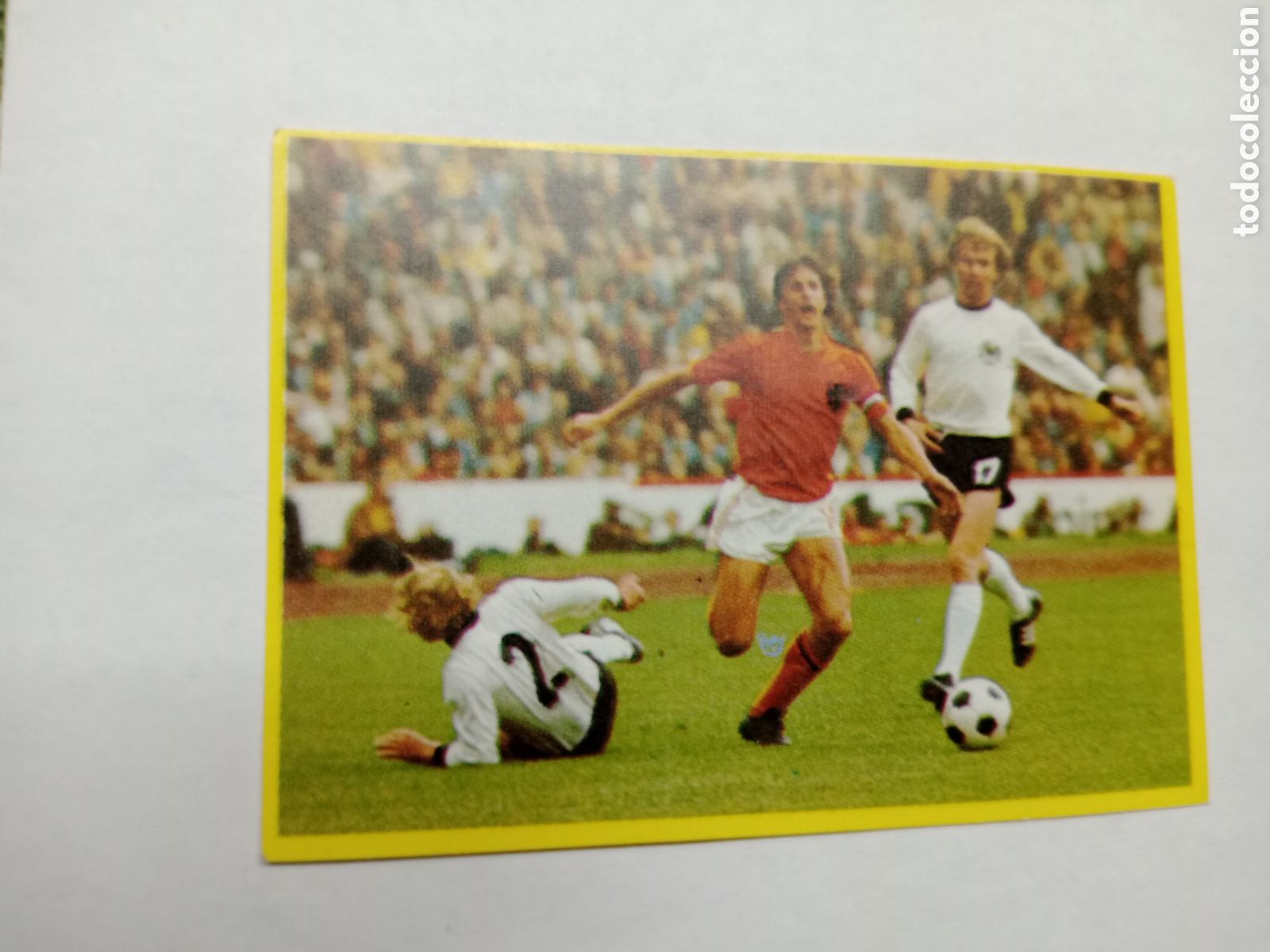 Cromos de f&uacute;tbol: F&Uacute;TBOL EN ACCION DANONE MUNDIAL 82 CRUYFF N 81