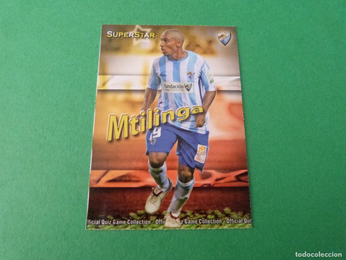 Cromos de f&uacute;tbol: TRADING CARD FUTBOL MTILINGA MALAGA C.F. MATE N&ordm; 215 FICHAS LIGA MUNDICROMO 2009-2010/09-10