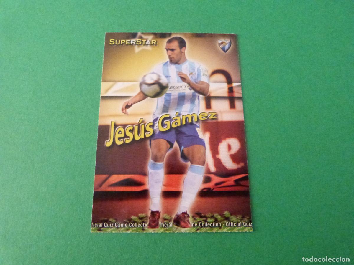 Cromos de f&uacute;tbol: TRADING CARD FUTBOL JESUS GAMEZ MALAGA C.F. MATE N&ordm; 213 FICHAS LIGA MUNDICROMO 2009-2010/09-10