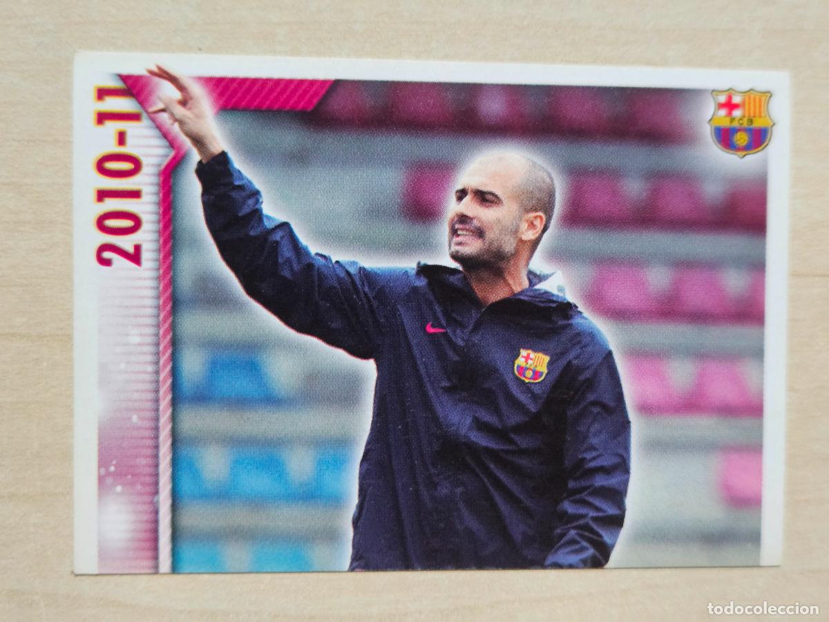 Cromos de f&uacute;tbol: CROMO N&ordm; 9 GUARDIOLA - COLECCION OFICIAL BARCELONA LIGA 2010 2011 - 10 11 SIN PEGAR